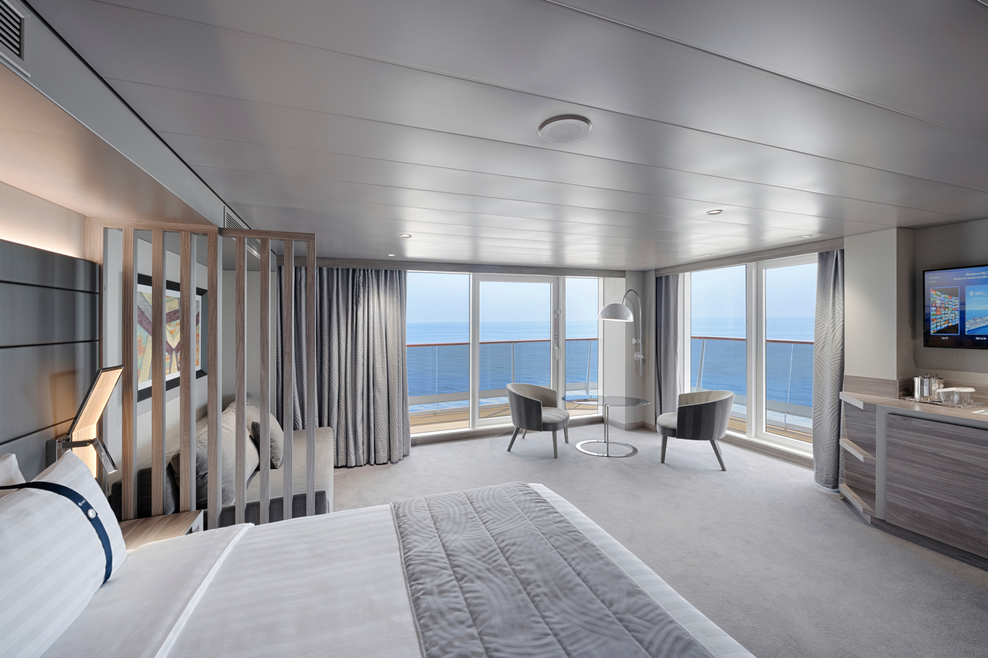 MyCruise MSC World-Europa Kahytter Suite SX,SXT,SXJ2